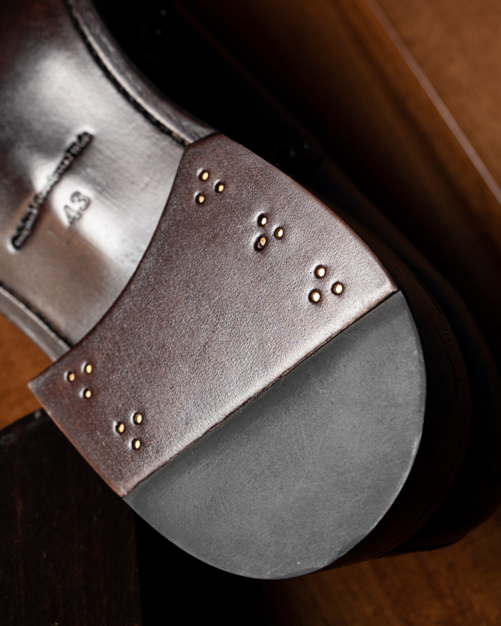 Scarpa Nera Full Brogue