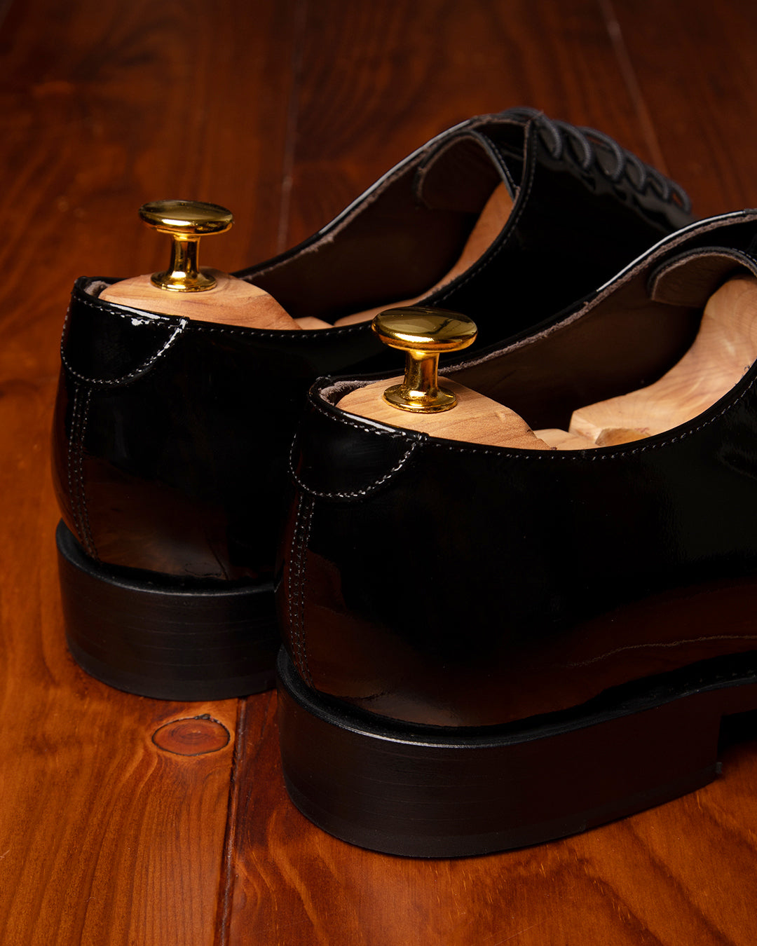 One Piece Shiny Black Shoes