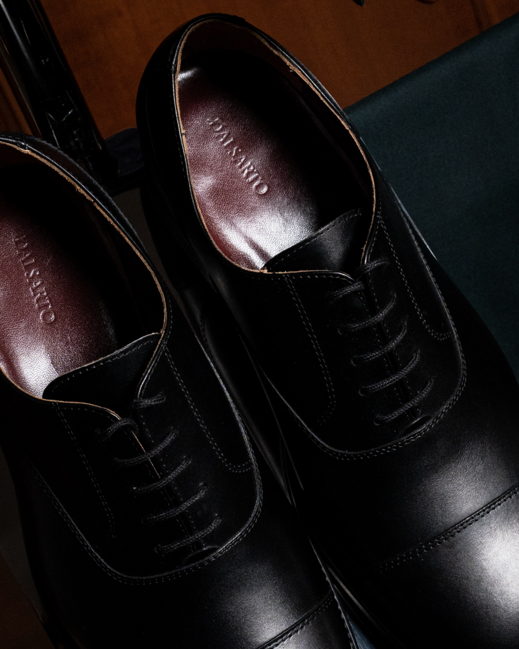 Matte Black Oxford Shoe