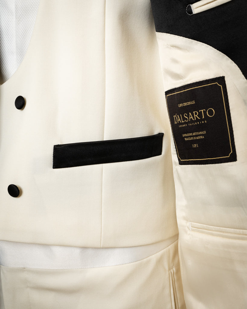 Donatello White Tuxedo Two Buttons