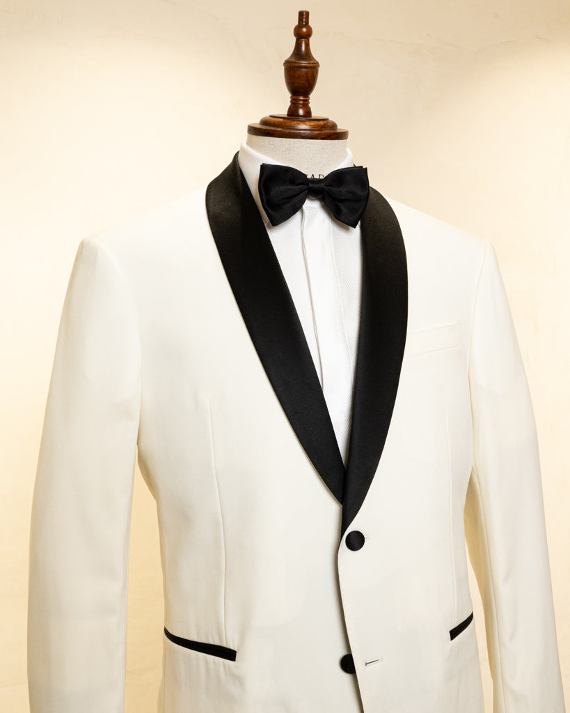Donatello White Tuxedo Two Buttons
