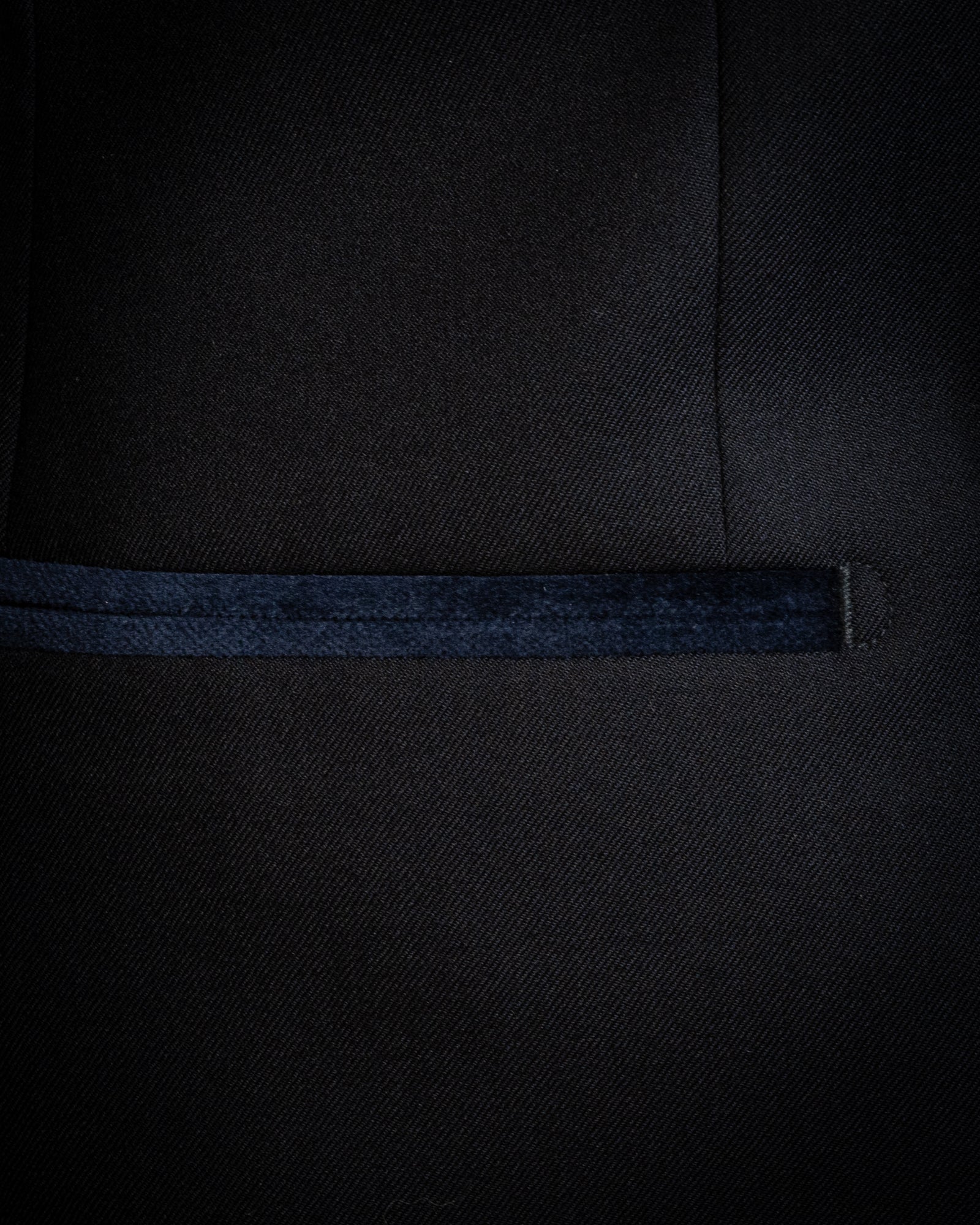 Blue Tuxedo with Velvet