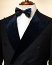 Blue Tuxedo with Velvet