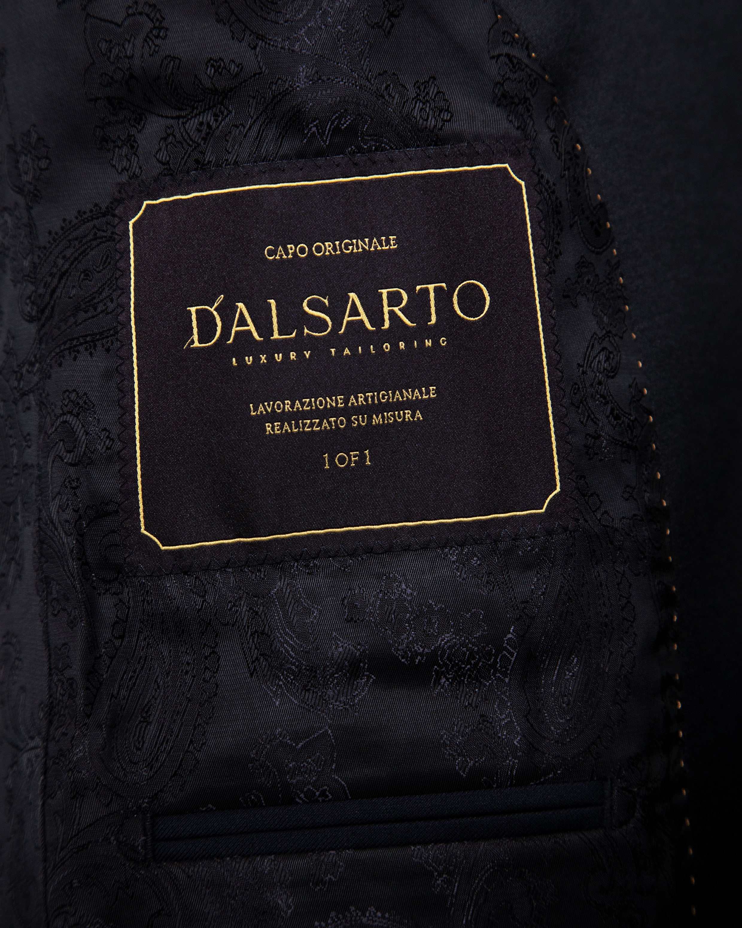 Midnight Blue Tuxedo with Black Satin