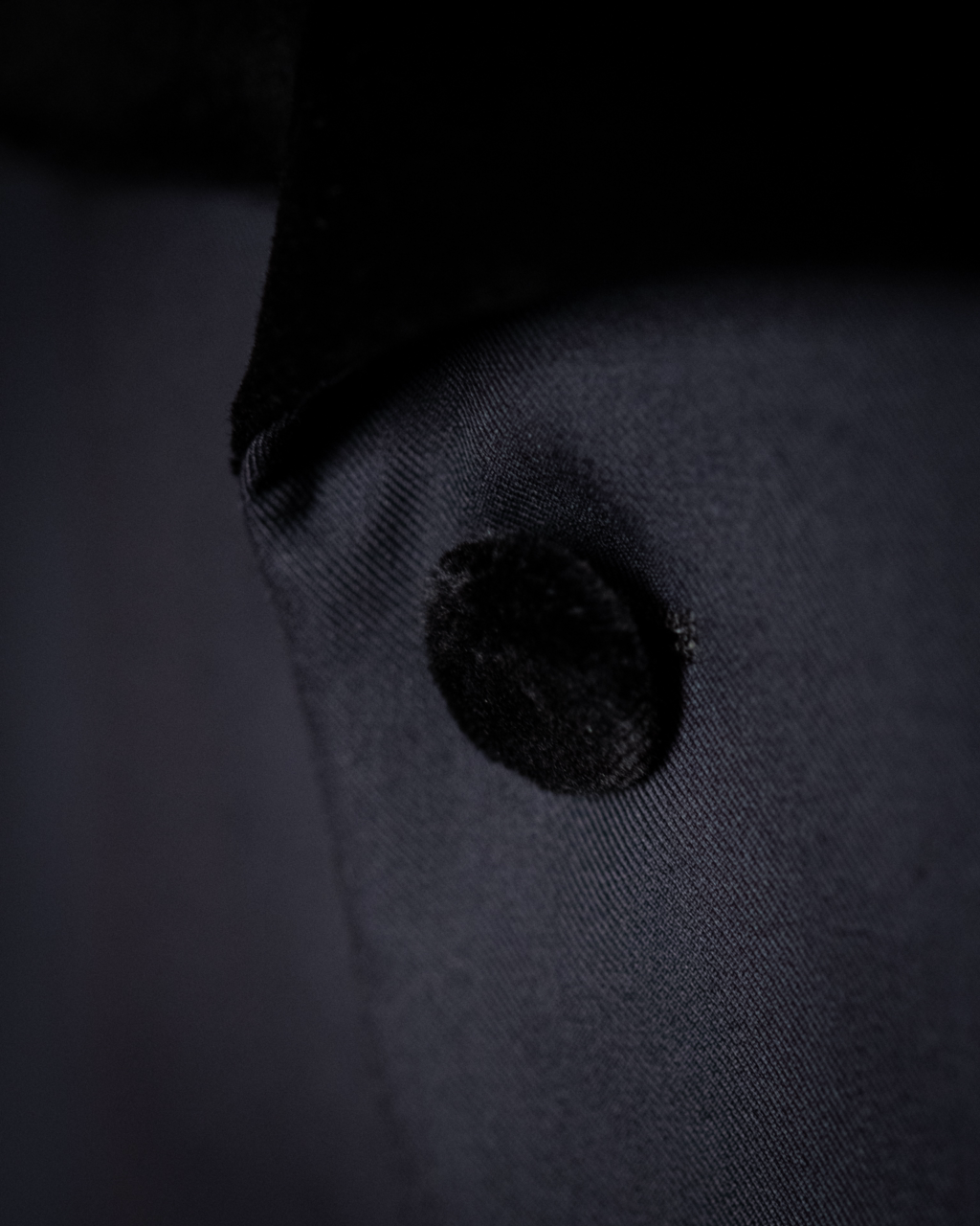 Caravaggio Black Matte Tuxedo with Velvet