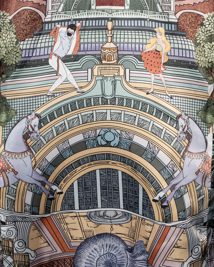 Donatello Black Shiny Tuxedo with Vest