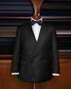 Donatello Black Double Breasted Tuxedo with Vest