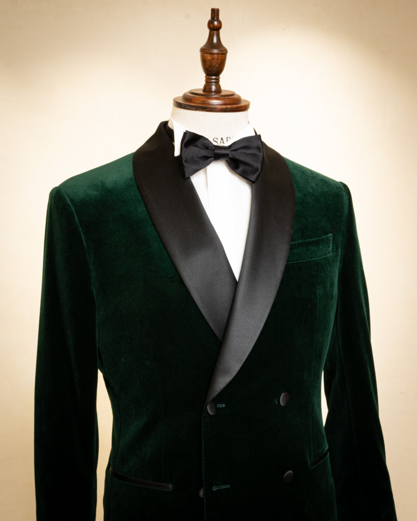 Donatello Green Velvet Tuxedo