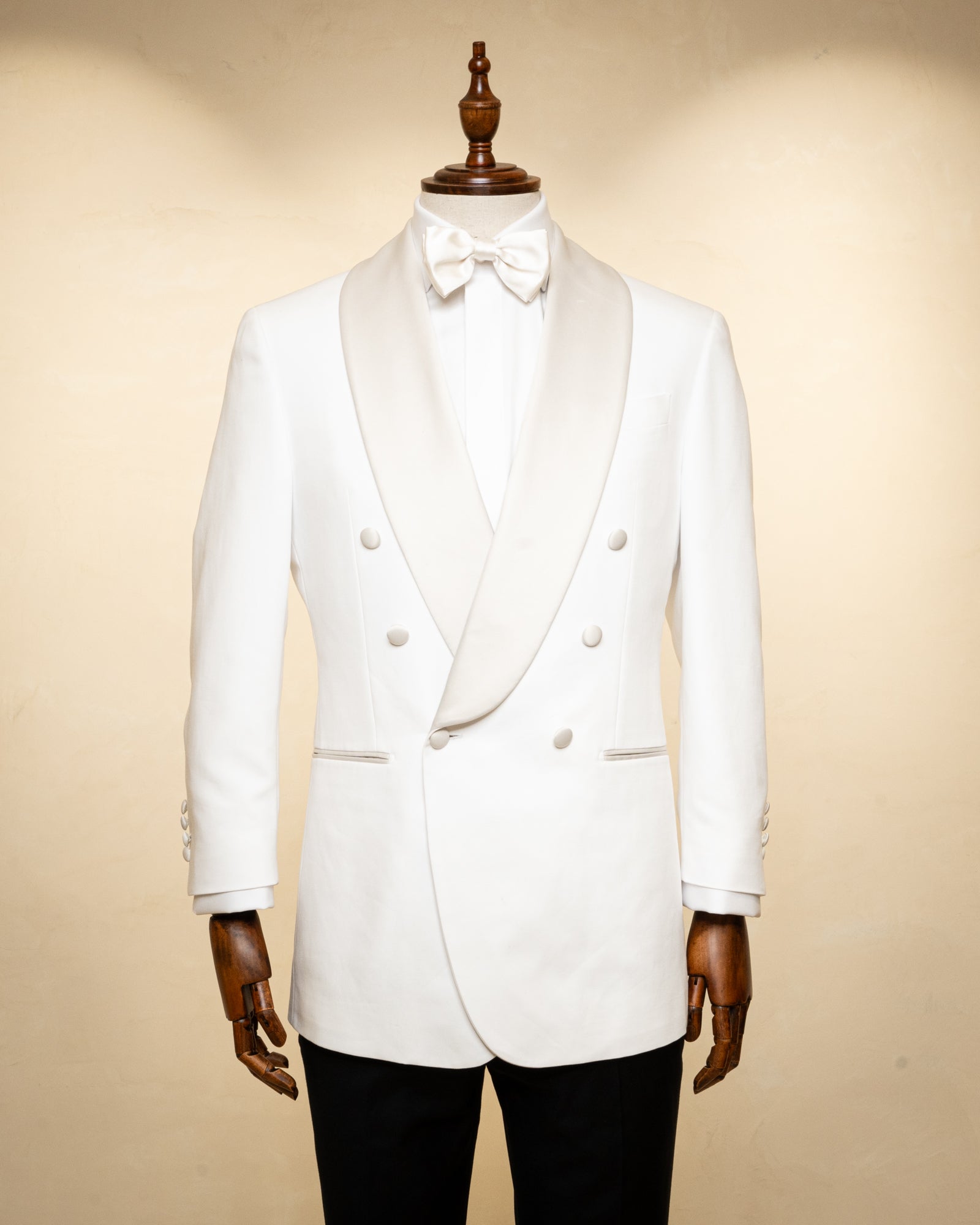 White Double Breasted Tuxedo