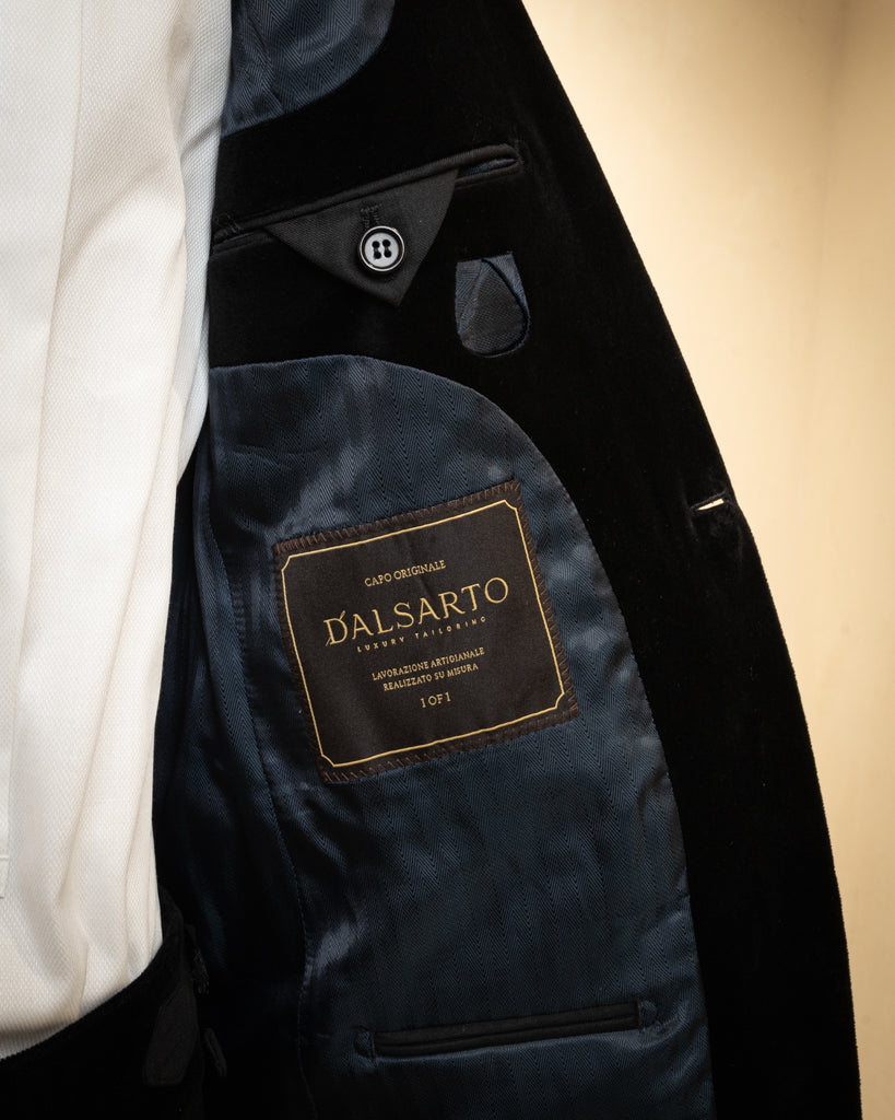 Donatello Black Tuxedo Square with Black Velvet