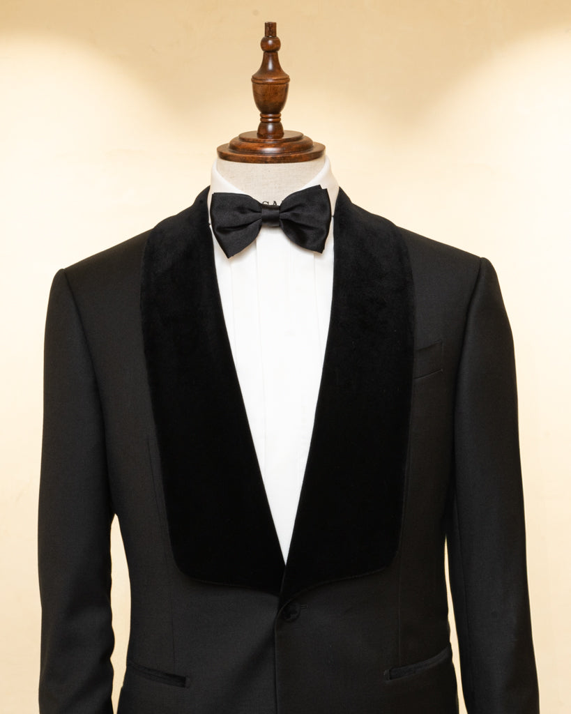 Donatello Black Tuxedo Square with Black Velvet