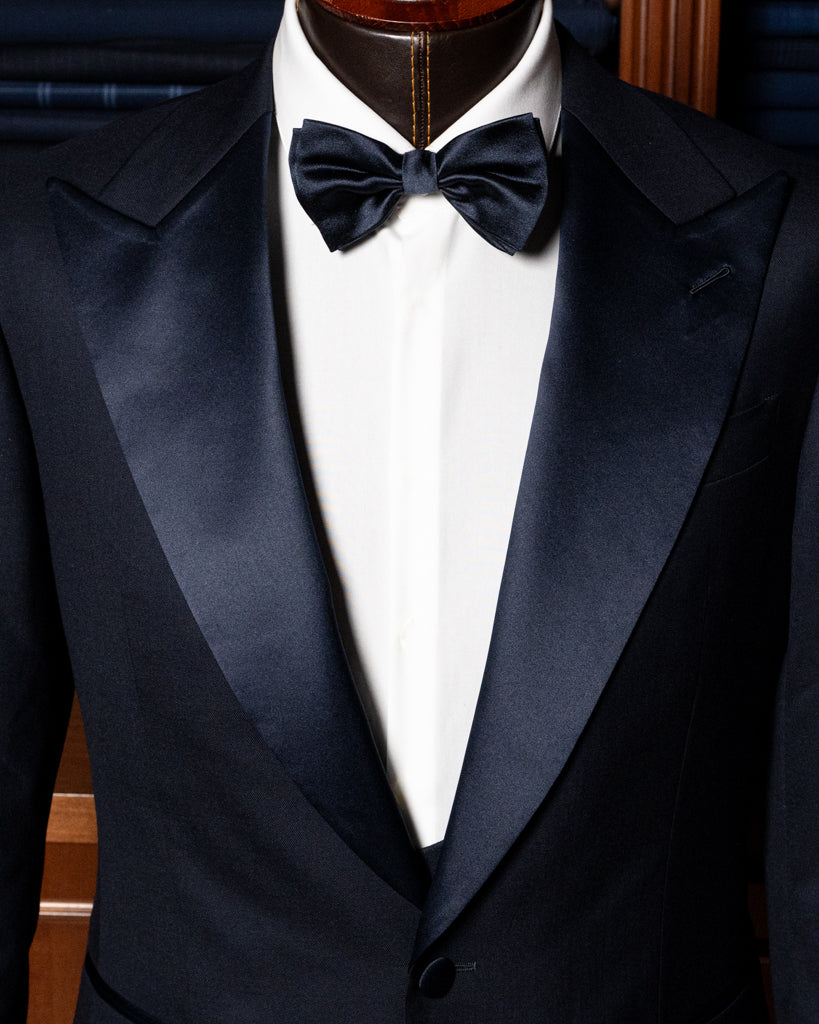 Smoking Michelangelo Blu Scuro con Gilet