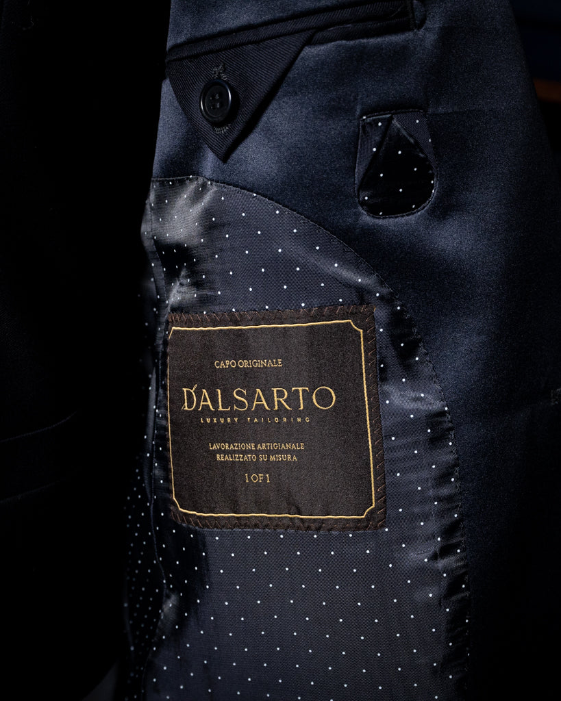 Smoking Michelangelo Blu Scuro con Gilet