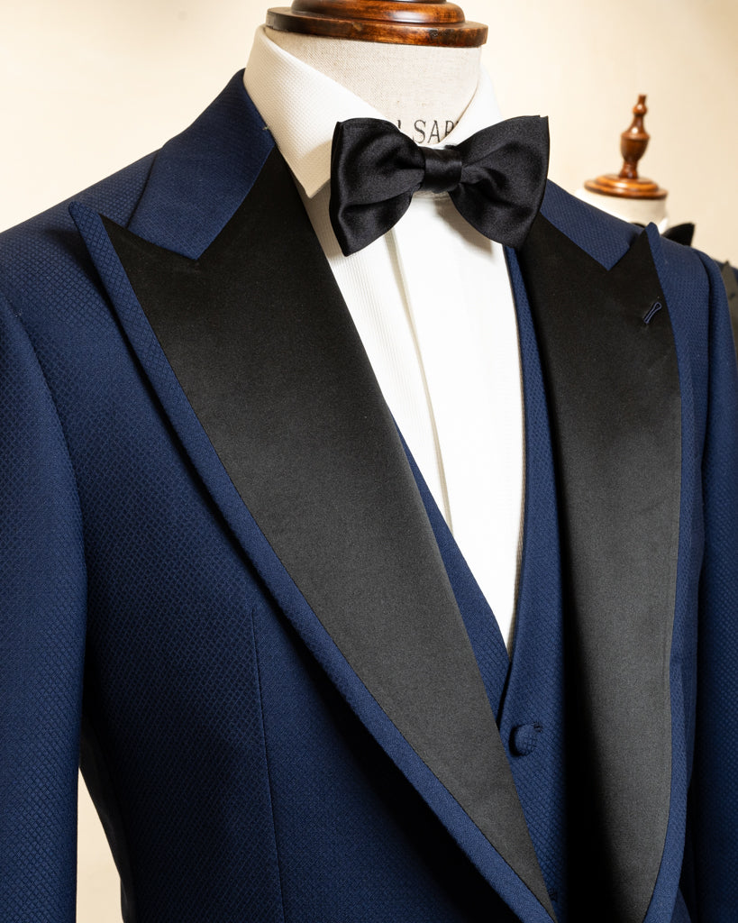 Michelangelo Blue Bird's Eye Tuxedo