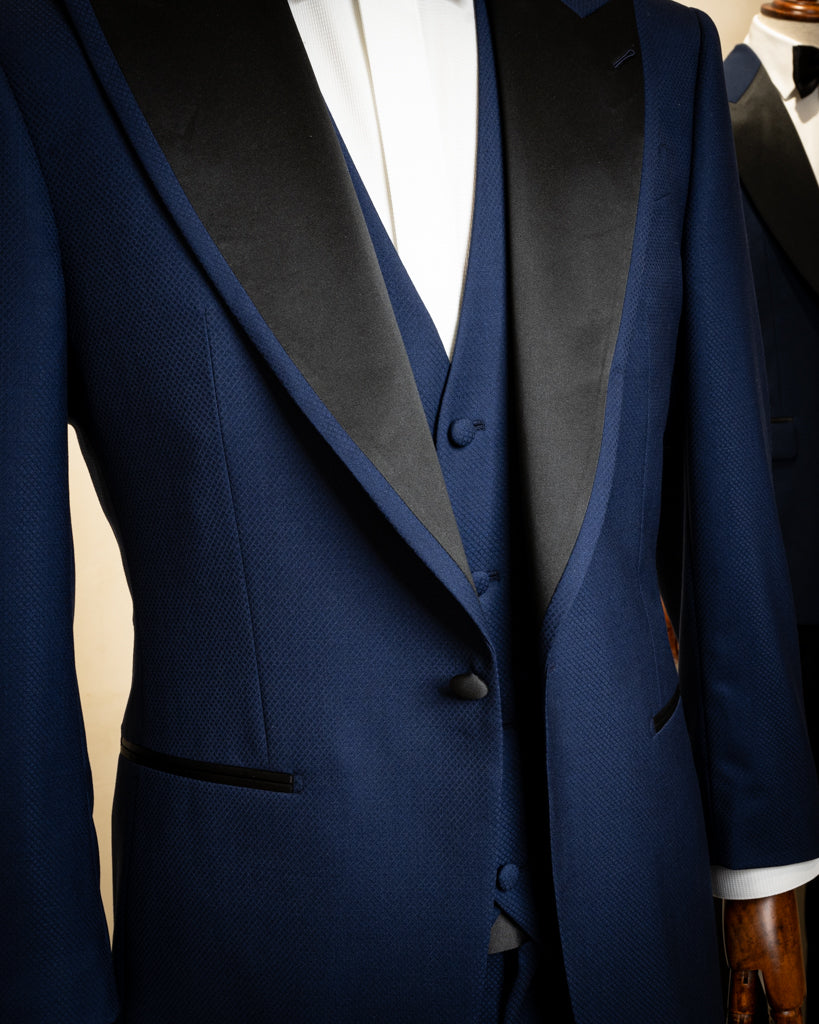 Michelangelo Blue Bird's Eye Tuxedo