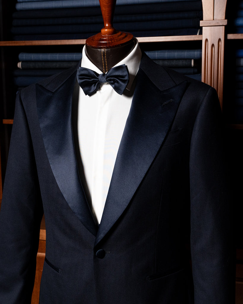 Smoking Michelangelo Blu Petrolio Scuro con Gilet