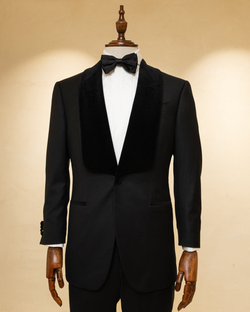 Donatello Black Tuxedo Square with Black Velvet