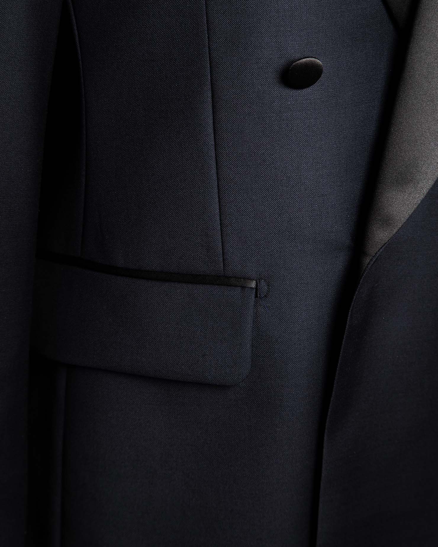 Perugino Blue Tuxedo with Black Lapel
