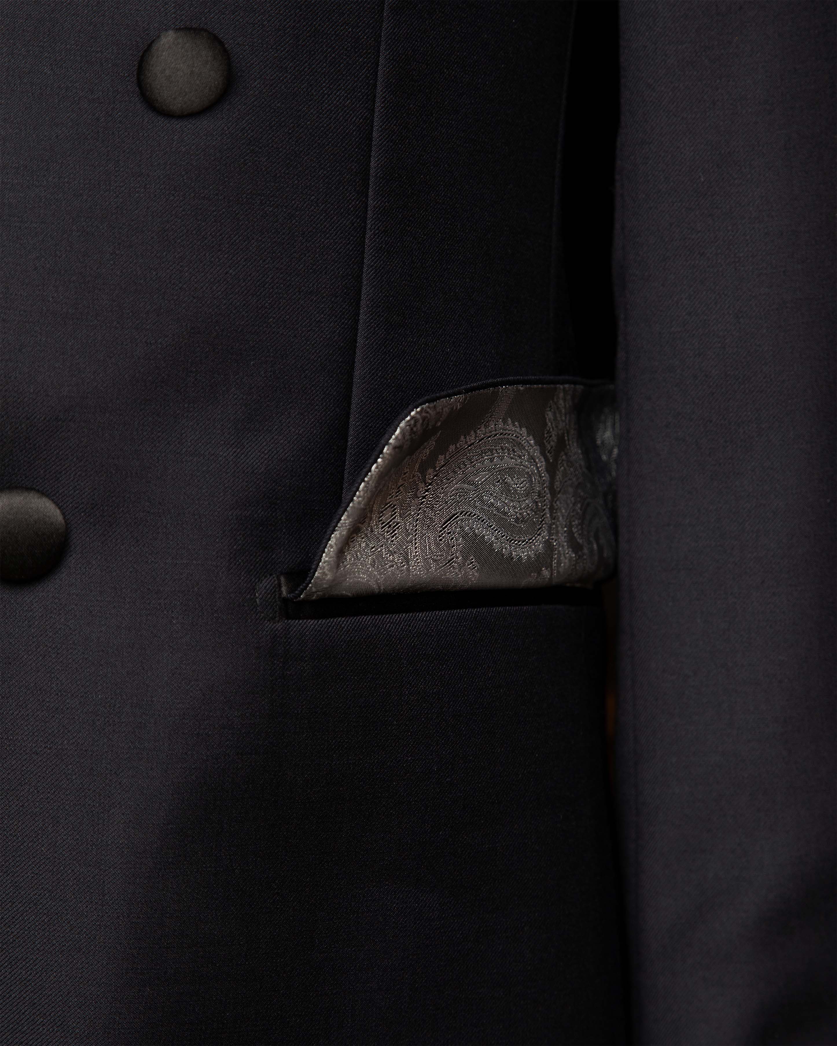 Perugino Blue Tuxedo with Black Lapel