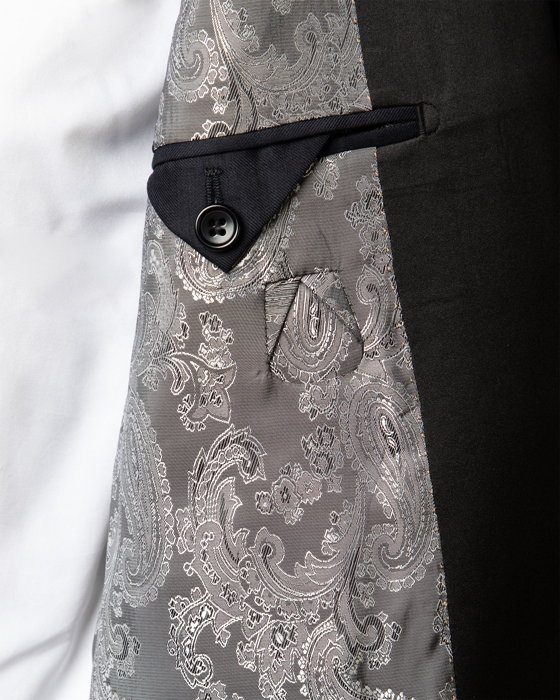 Perugino Blue Tuxedo with Black Lapel