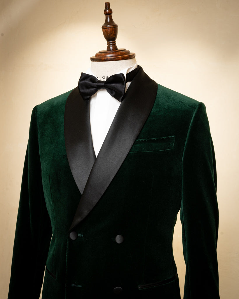 Donatello Green Velvet Tuxedo