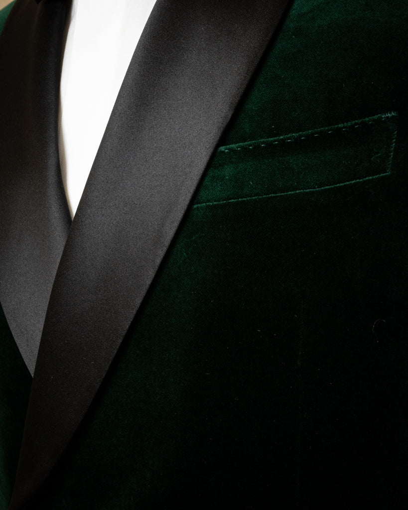 Donatello Green Velvet Tuxedo