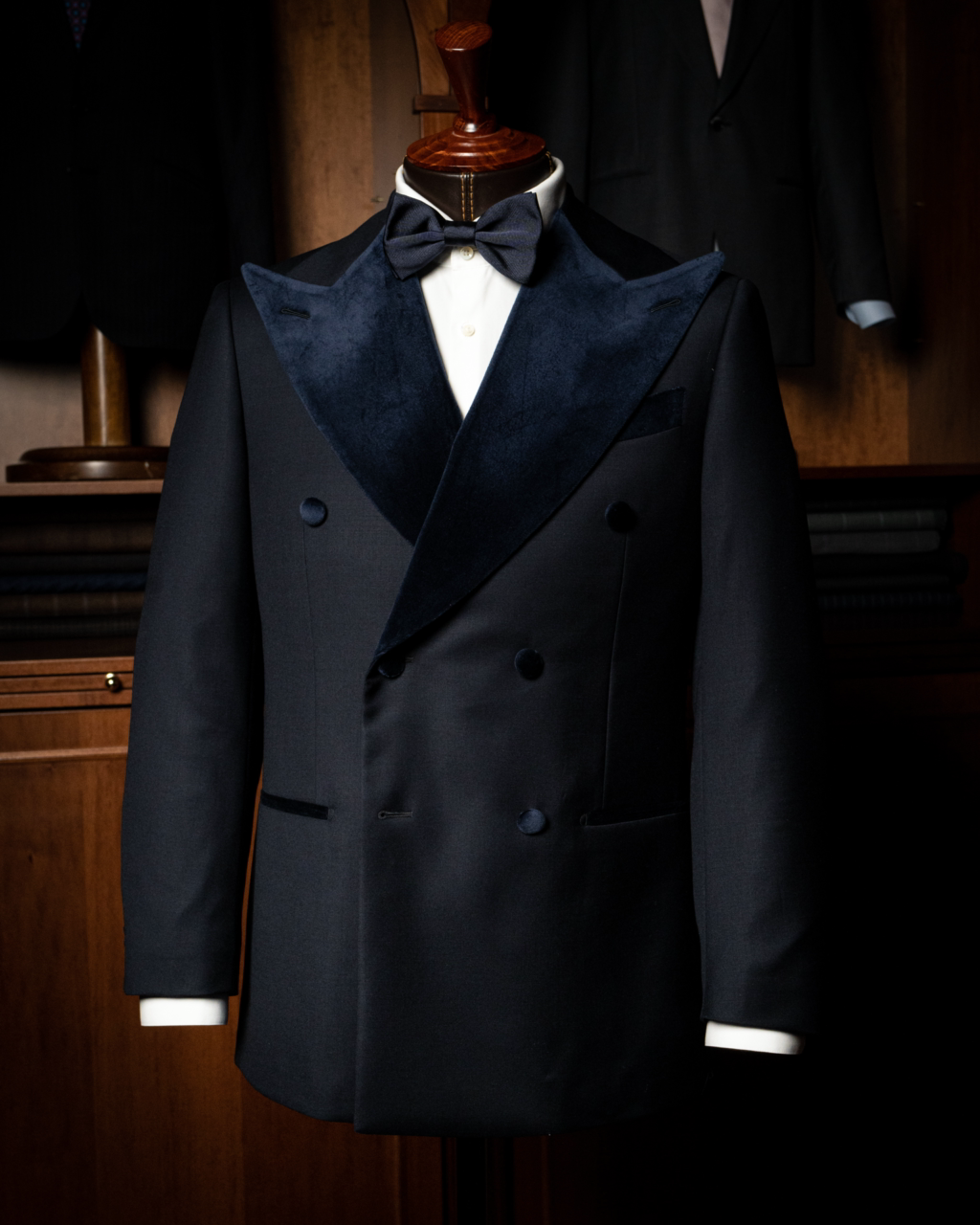 Blue Grinta Tuxedo with Velvet
