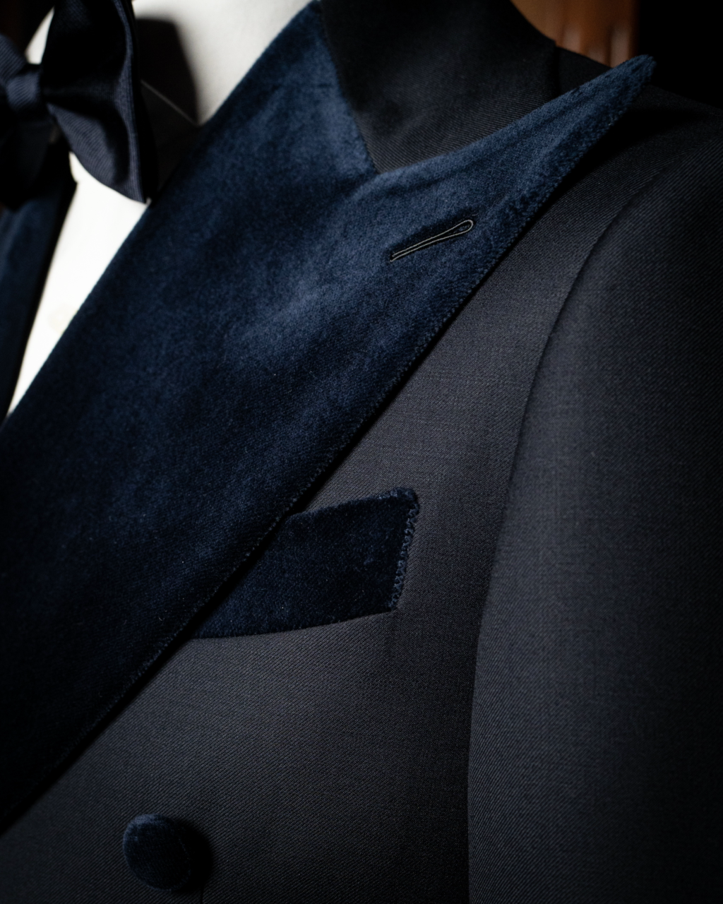 Blue Grinta Tuxedo with Velvet