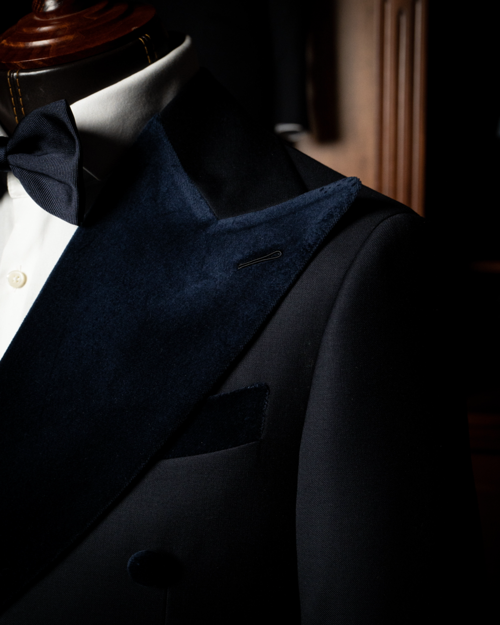 Blue Grinta Tuxedo with Velvet