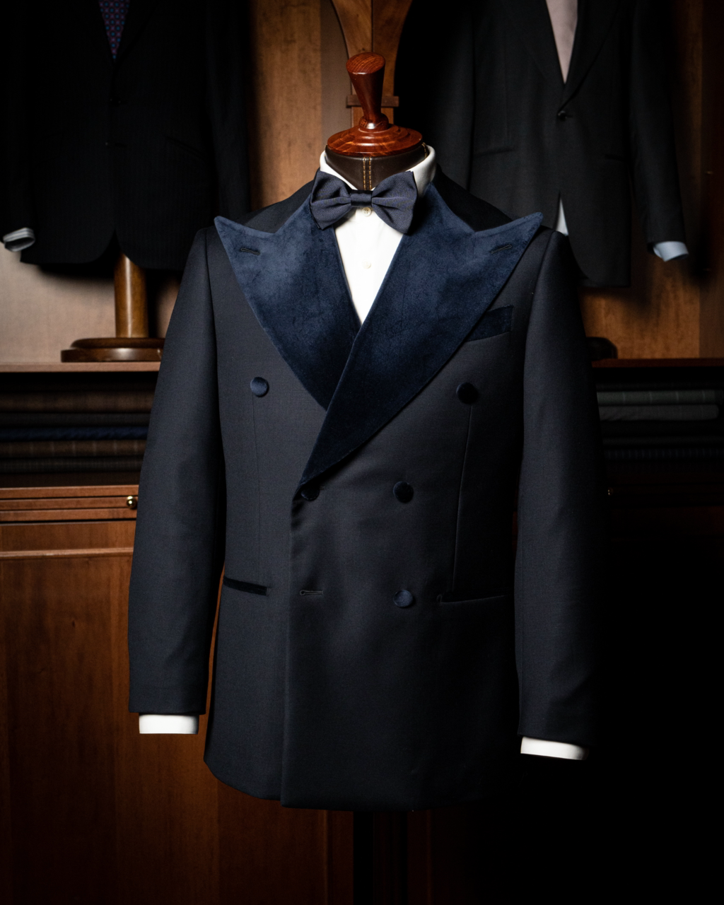Blue Grinta Tuxedo with Velvet