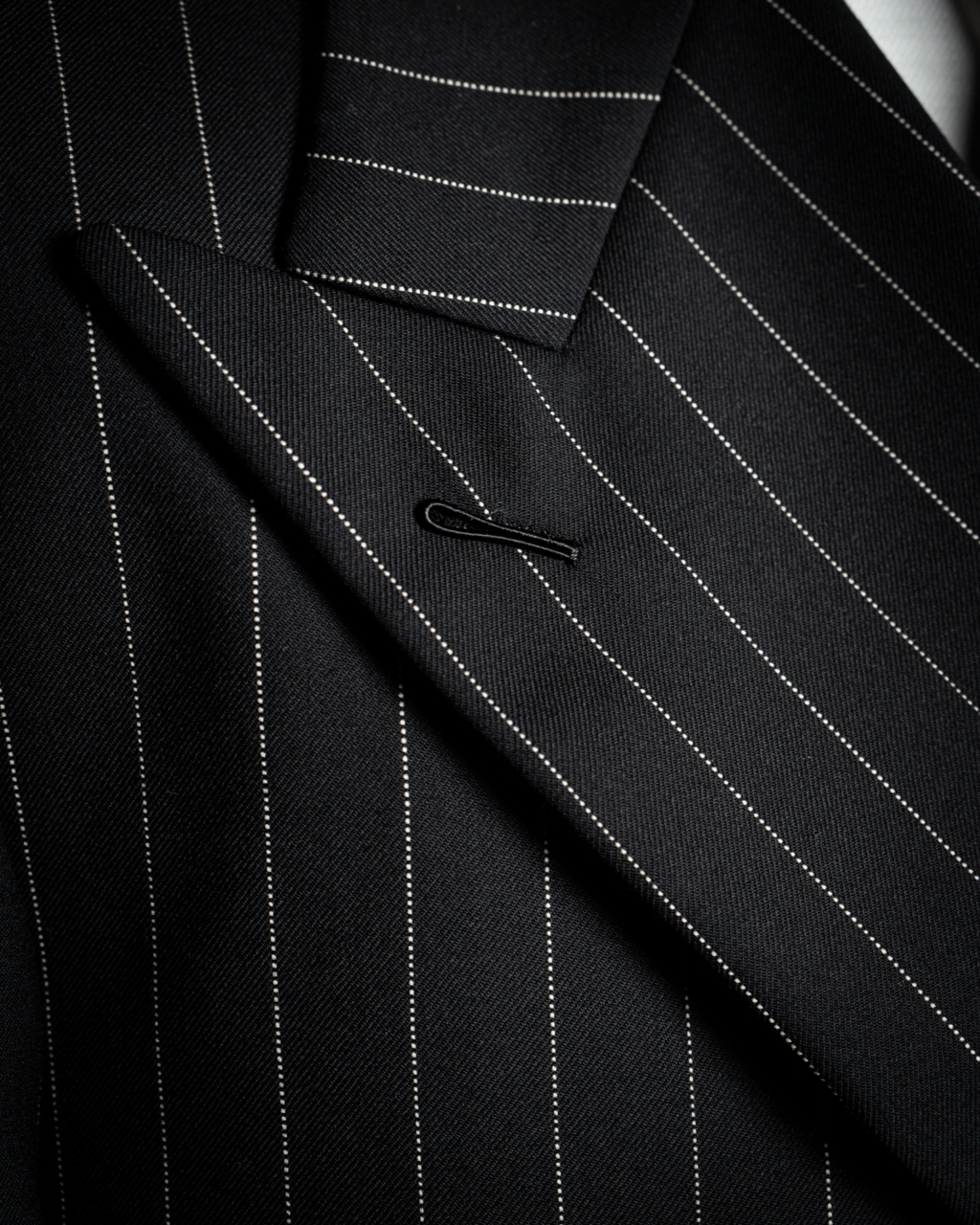 Abito Canova Gessato Grigio Scuro