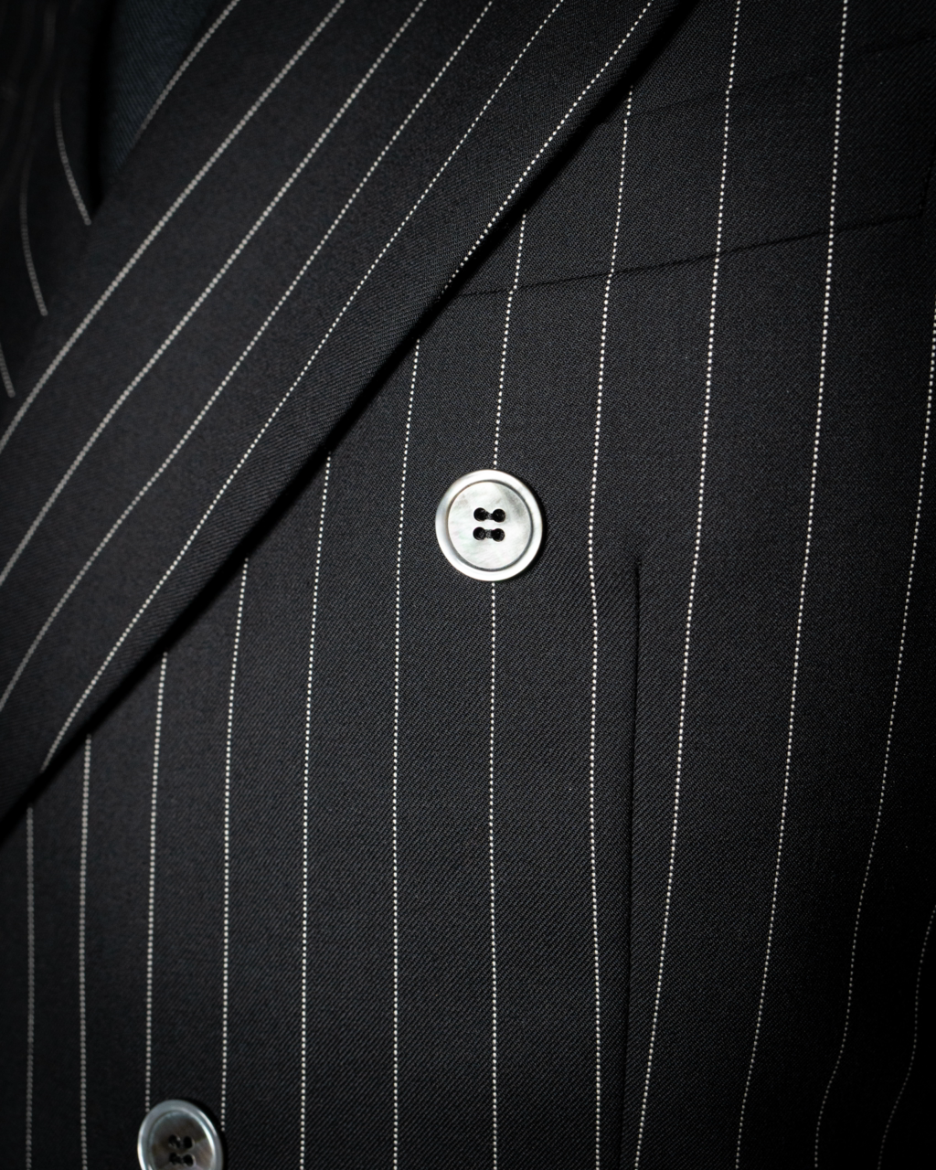 Abito Canova Gessato Grigio Scuro