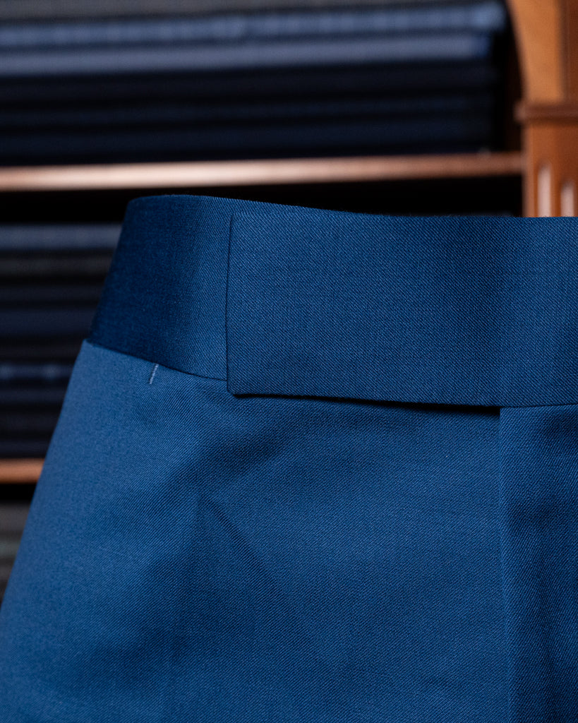 Abito Giotto Blu Avio con Gilet