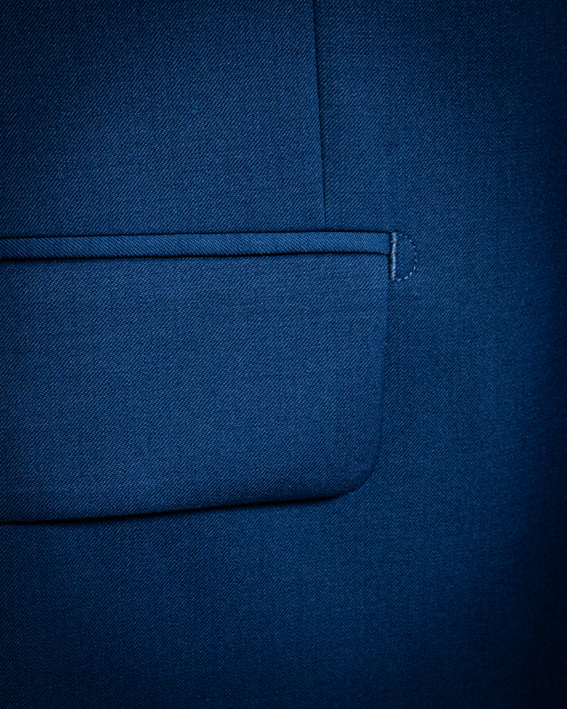 Abito Giotto Blu Avio con Gilet