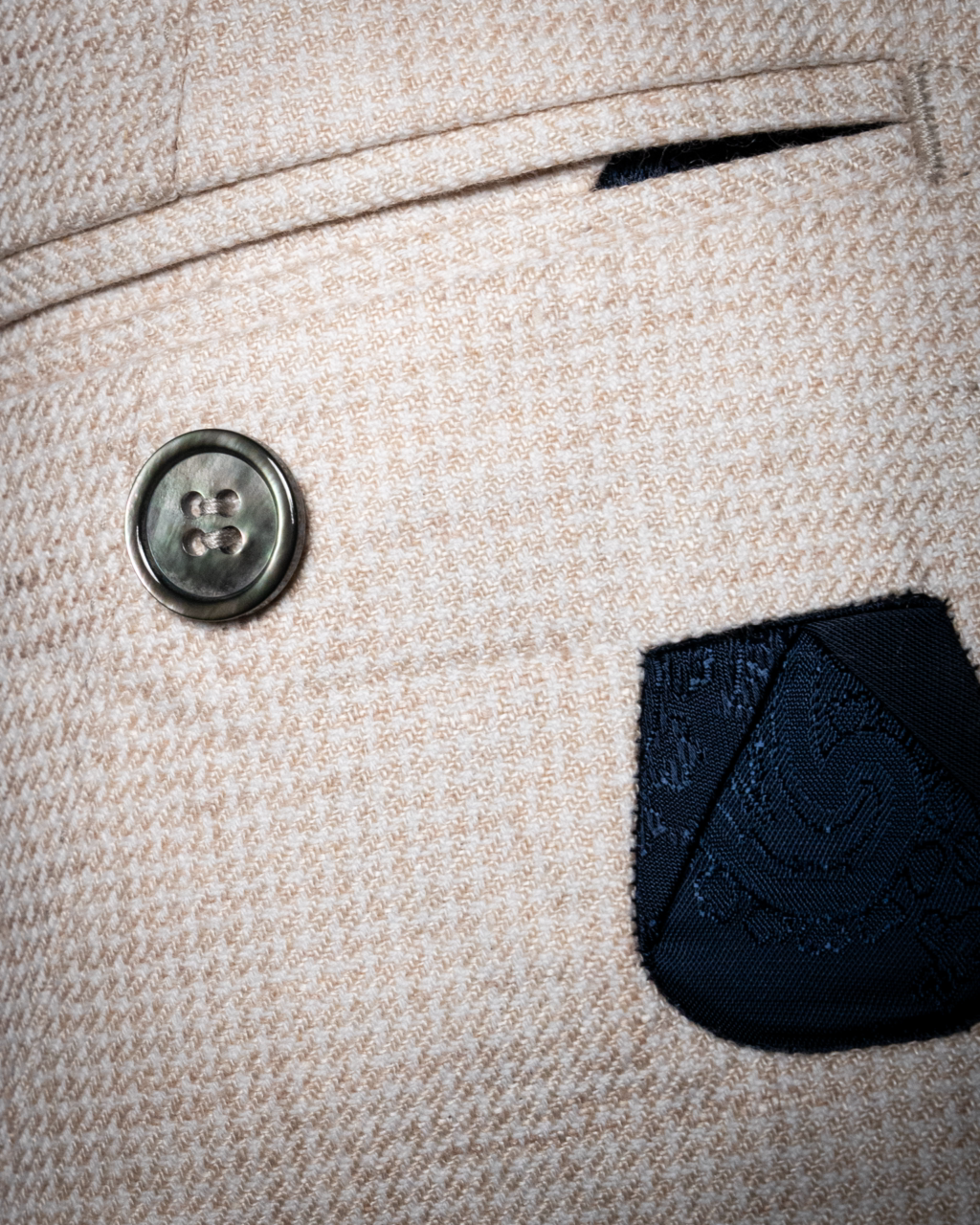 Abito Giotto Pied de Poule Crema