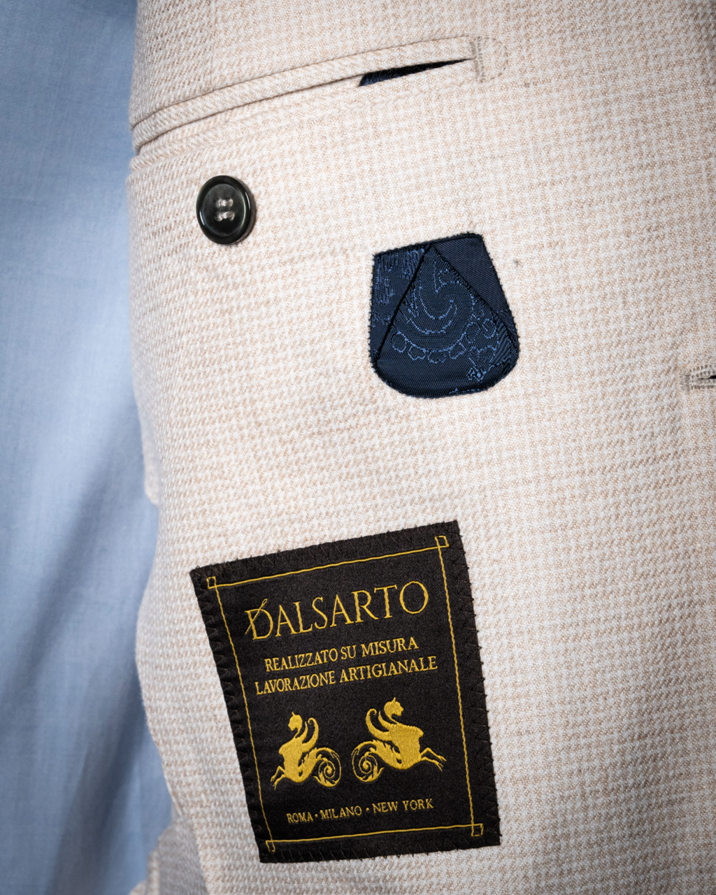 Abito Giotto Pied de Poule Crema