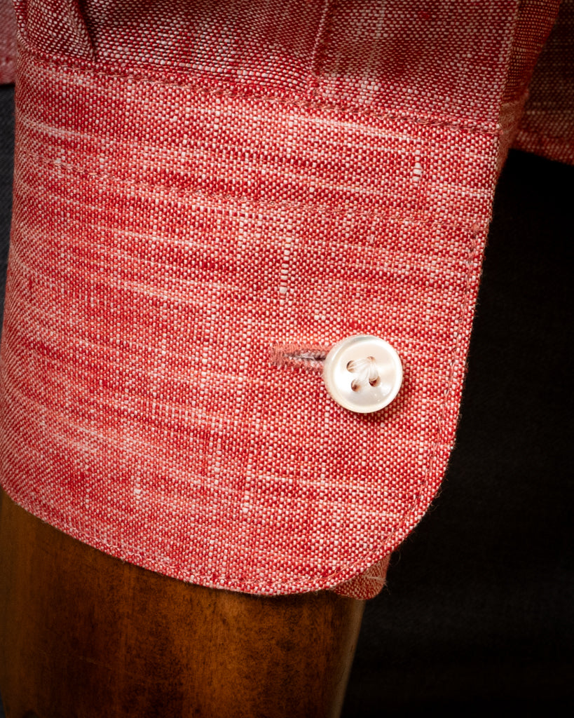 Camicia Bellini Rossa in Lino