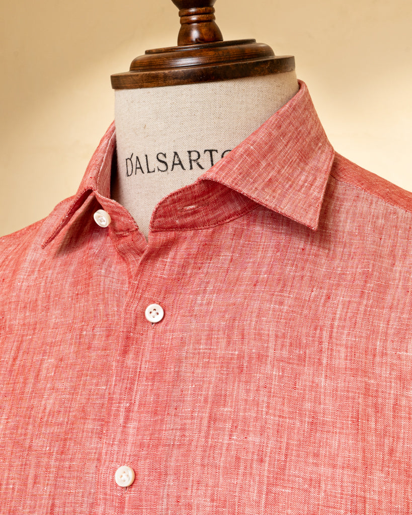 Camicia Bellini Rossa in Lino