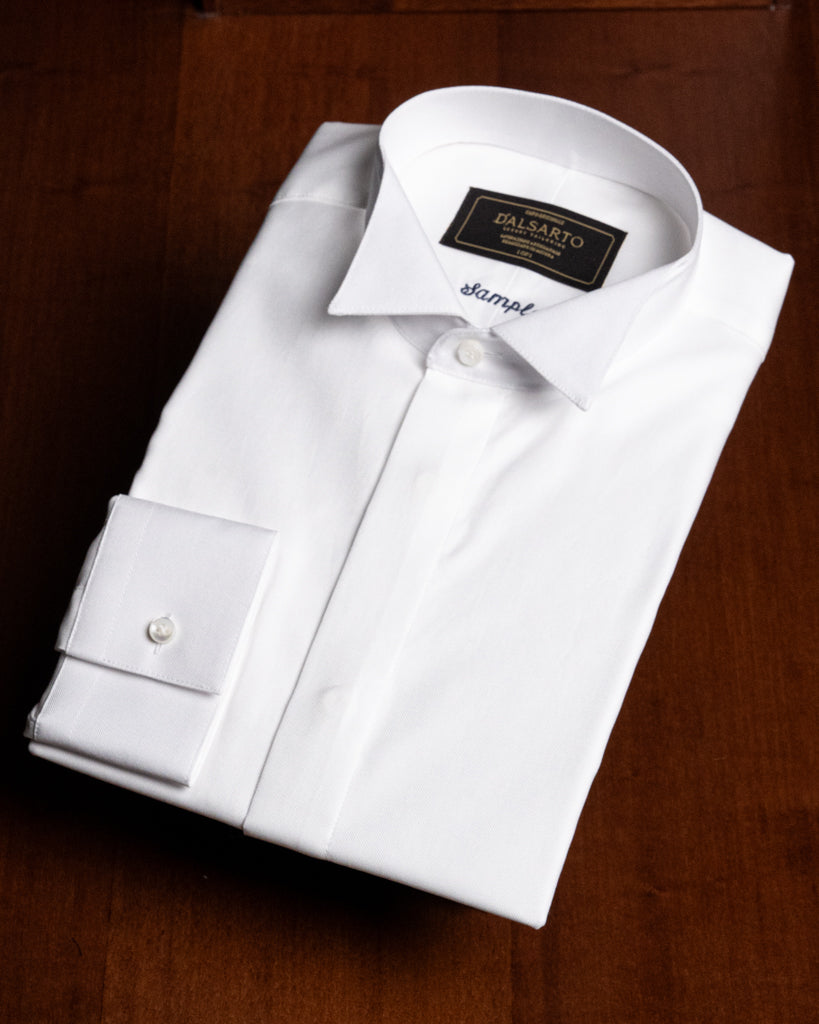 Camicia Cerimonia Bianco Tuxedo