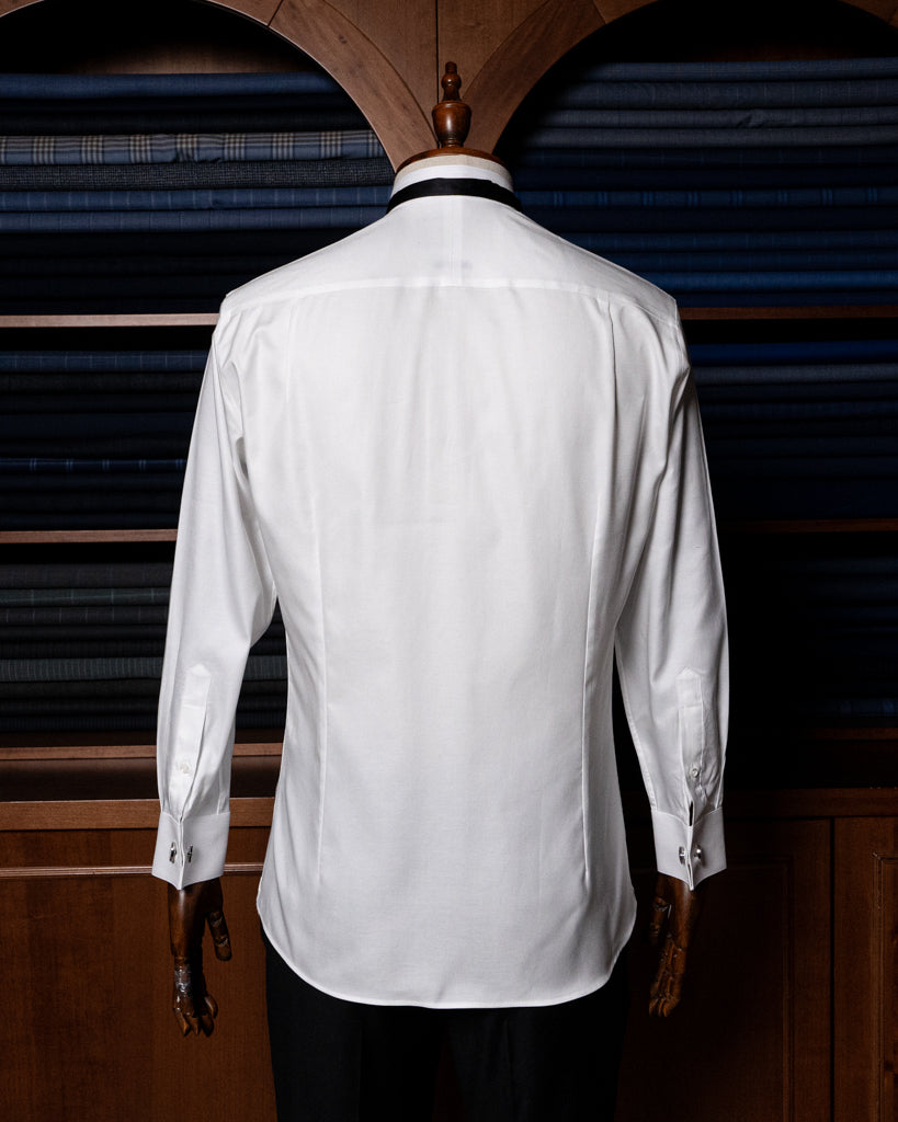 Camicia Cerimonia Bianco Tuxedo