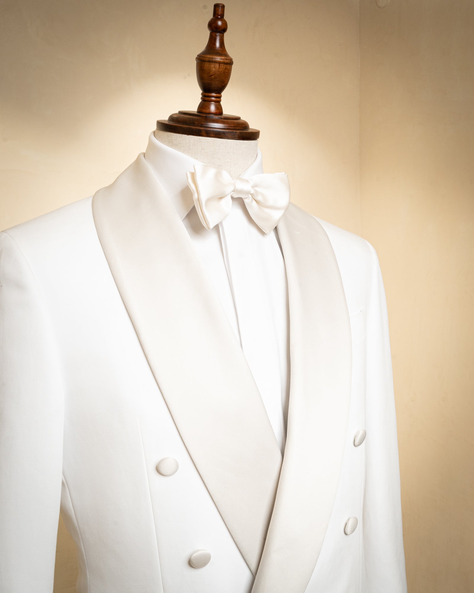 White Double Breasted Tuxedo