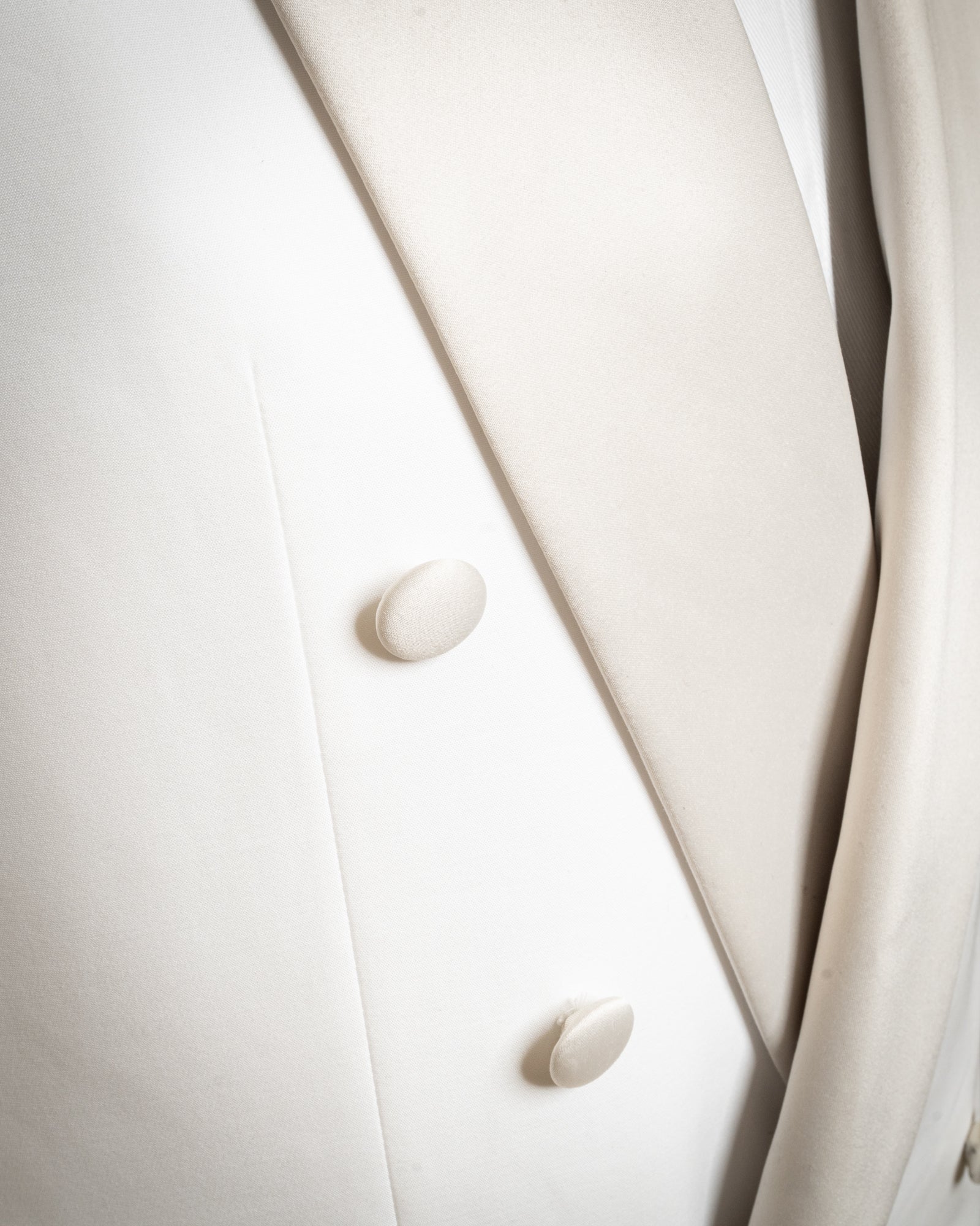 White Double Breasted Tuxedo