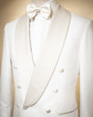 White Double Breasted Tuxedo