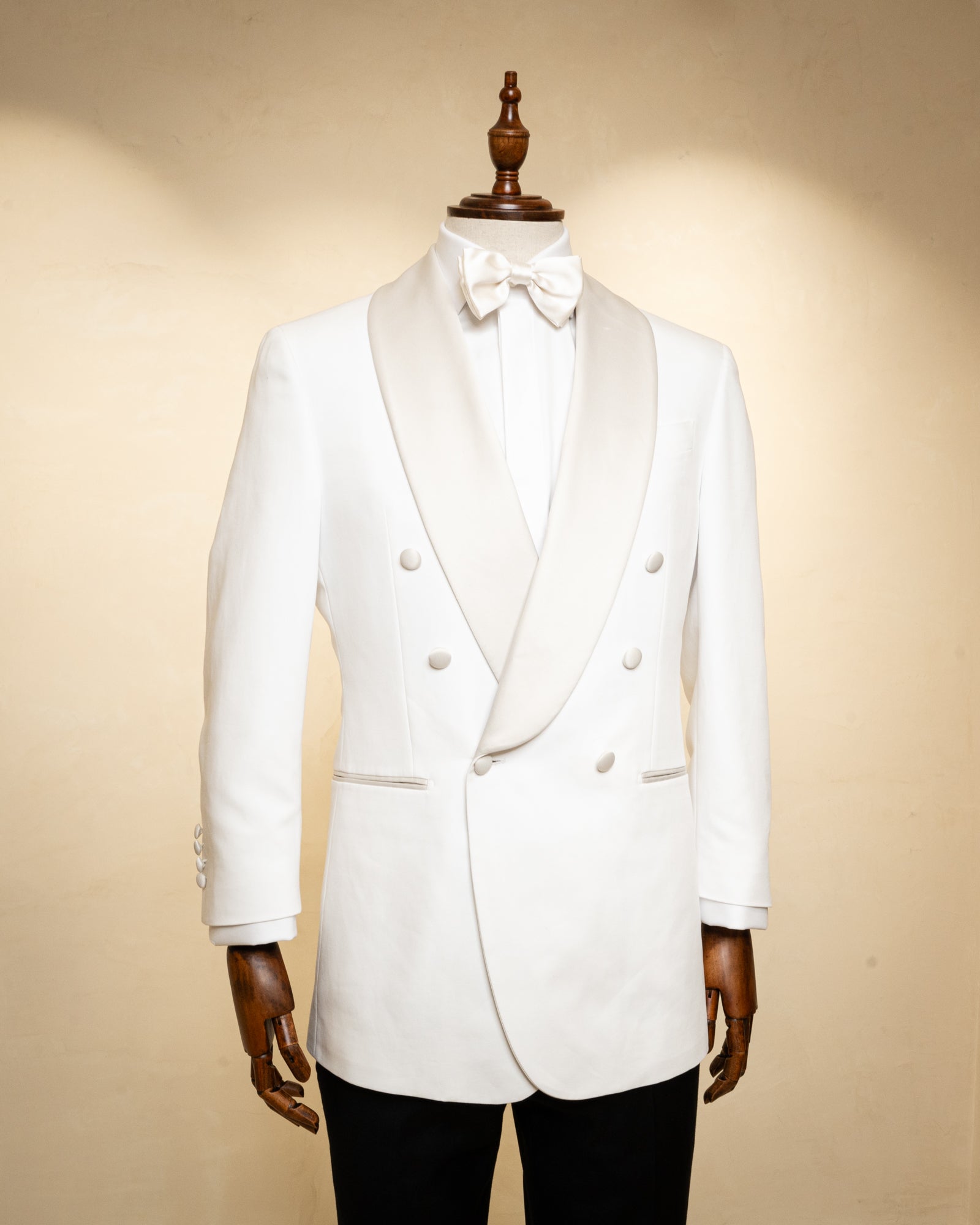 White Double Breasted Tuxedo