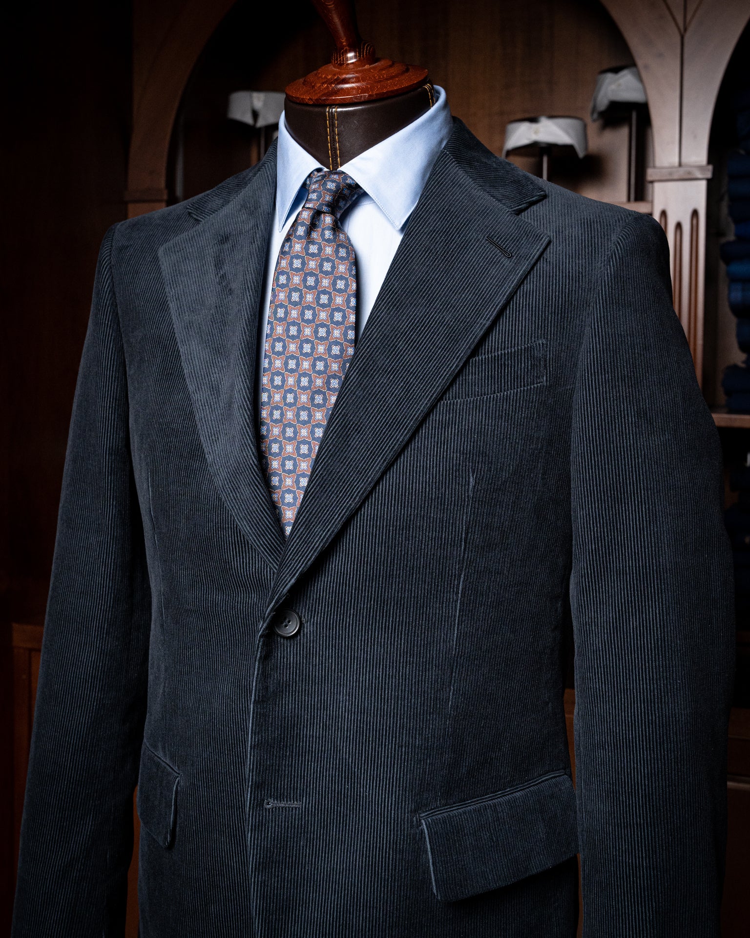Giotto Blue Corduroy Jacket