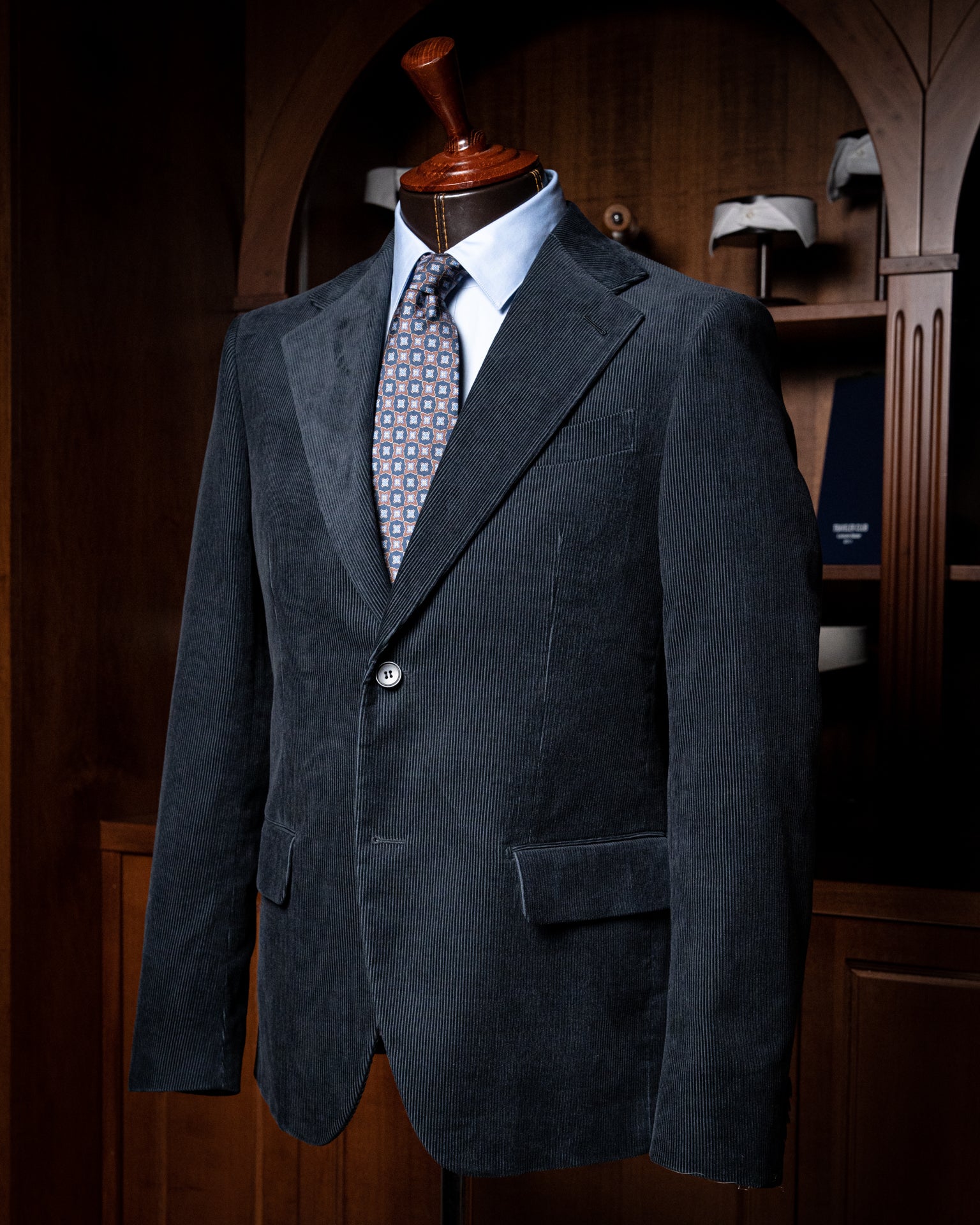 Giotto Blue Corduroy Jacket
