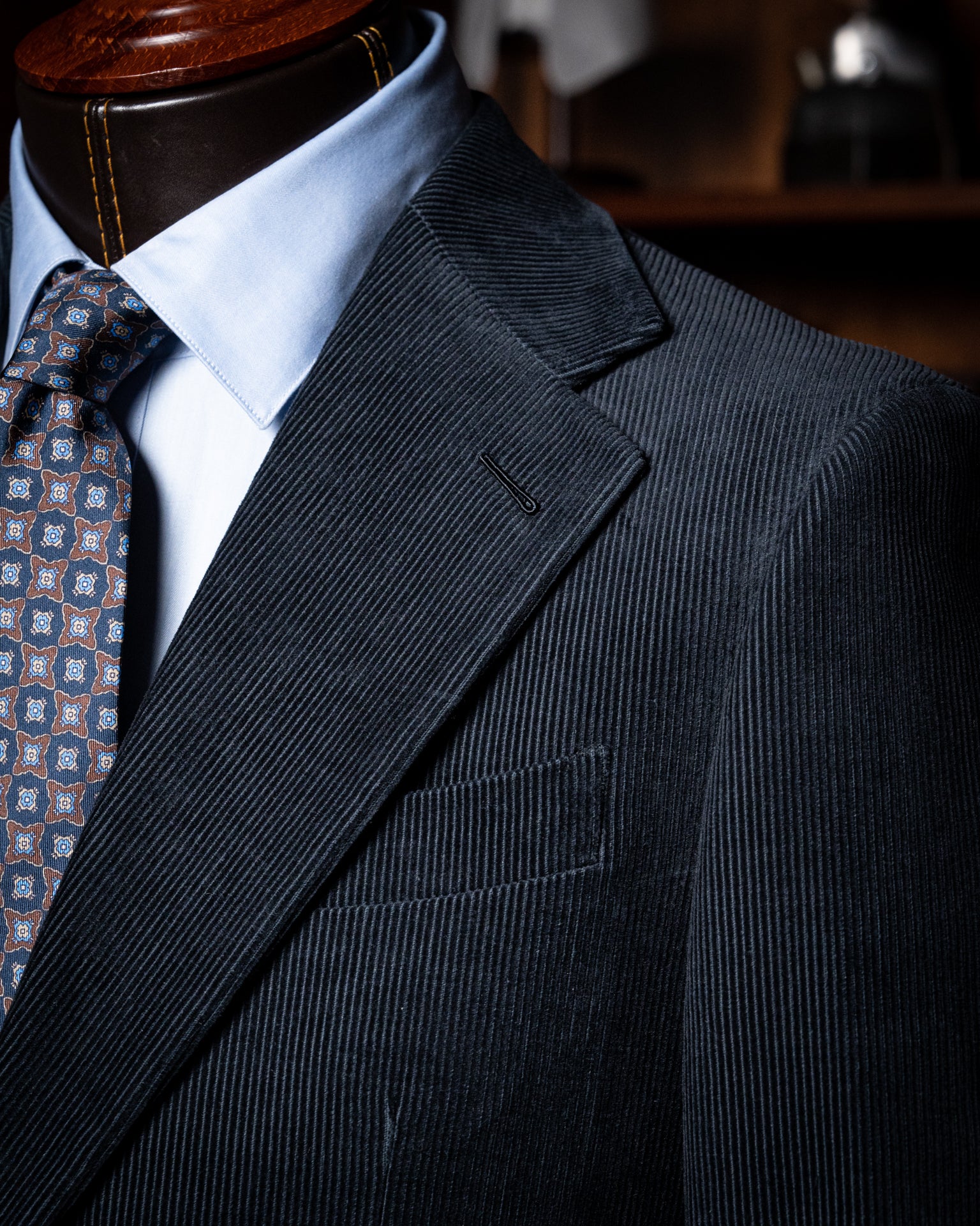 Giotto Blue Corduroy Jacket