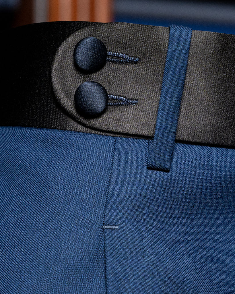 Pantalone Da Vinci Smoking Blu