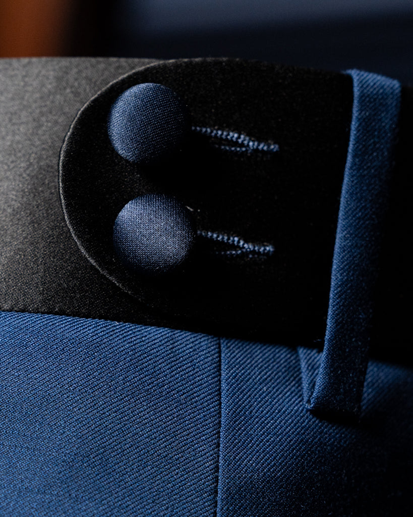 Pantalone Da Vinci Smoking Blu