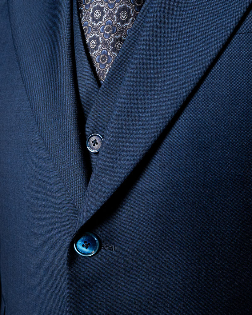 Bernini Navy Blue Suit with Vest